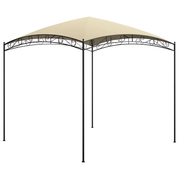 vidaXL pavillon 3x3x2,65 cm 180 g/m² cremefarvet