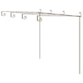 Pikkukuva 1 / 9: vidaXL Puutarhan pergola antiikkiruskea 4x3x2,5 m rauta