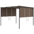 Miniatyrbillede 1 af 9: vidaXL havepavillon med gardin 3x3x2,25 m gråbrun