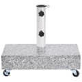 Miniatyrbillede 2 af 7: vidaXL parasolfod 45x25x8,3 cm granit lysegrå