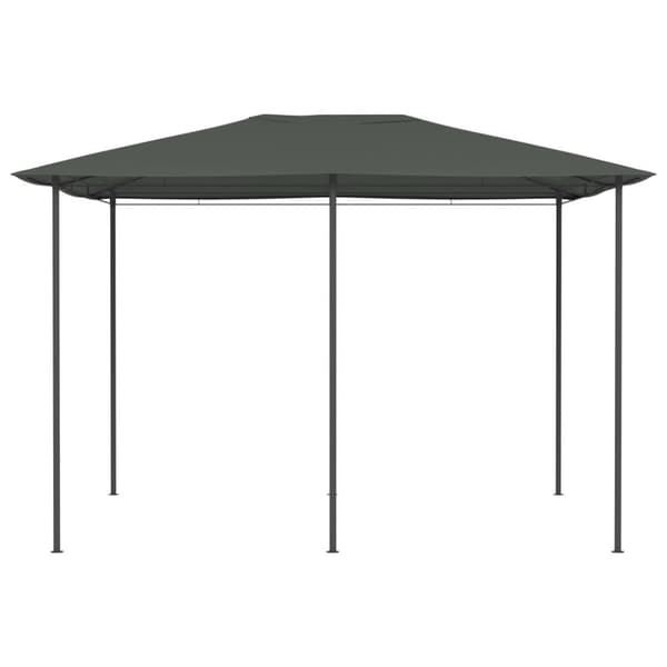 vidaXL pavillon 3x4x2,6 m 160 g/m² antracitgrå