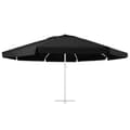 Miniatyrbillede 2 af 4: vidaXL udskiftningsdug til parasol 600 cm sort