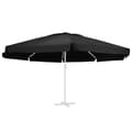 Miniatyrbillede 1 af 4: vidaXL udskiftningsdug til parasol 600 cm sort