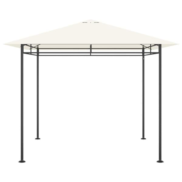 vidaXL pavillon 3x3x2,7 m 180 g/m² cremefarvet