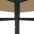 Miniatyrbilde 3 av 4: vidaXL Paviljong 3x3x2,7 m gråbrun 180 g/m²