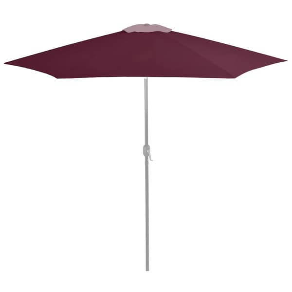 vidaXL udskiftningsdug til parasol 300 cm bordeauxfarvet