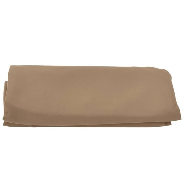vidaXL Erstatningsstoff for hengeparasoll gråbrun 350 cm