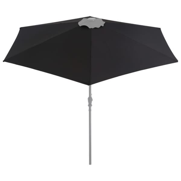 vidaXL Reservtyg för parasoll svart 300 cm