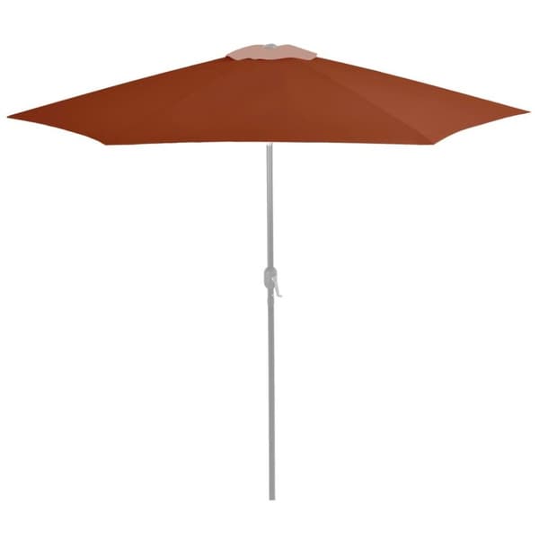 vidaXL Aurinkovarjon vaihtokangas terrakotta 300 cm