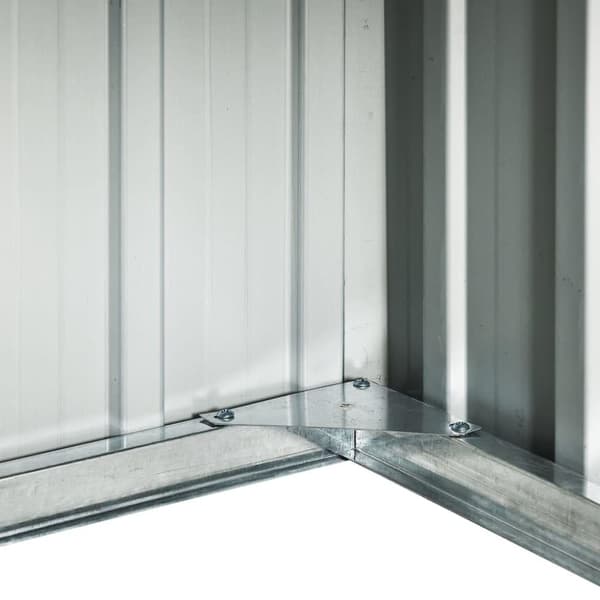 vidaXL garage til robotplæneklipper 92x97x63 cm galvaniseret stål grøn