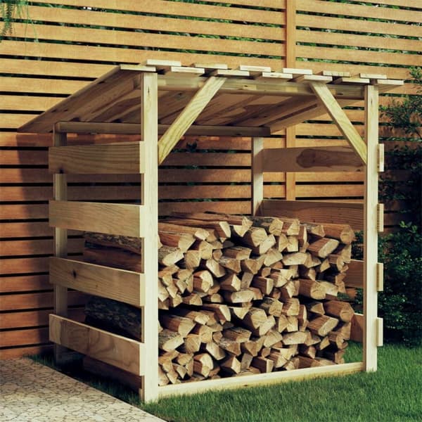 vidaXL Pergola med tak 100x90x100 cm impregnerad furu
