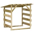 Miniatyrbild 3 av 10: vidaXL Pergola med tak 2 delar 100x90x100 cm impregnerad furu
