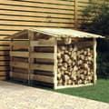 Miniatyrbild 9 av 10: vidaXL Pergola med tak 2 delar 100x90x100 cm impregnerad furu