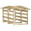 Miniatyrbild 1 av 10: vidaXL Pergola med tak 2 delar 100x90x100 cm impregnerad furu