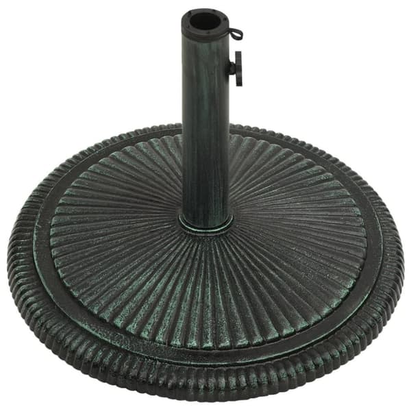 vidaXL parasolfod 45x45x30 cm støbejern grøn