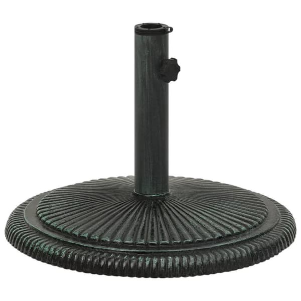 vidaXL parasolfod 45x45x30 cm støbejern grøn