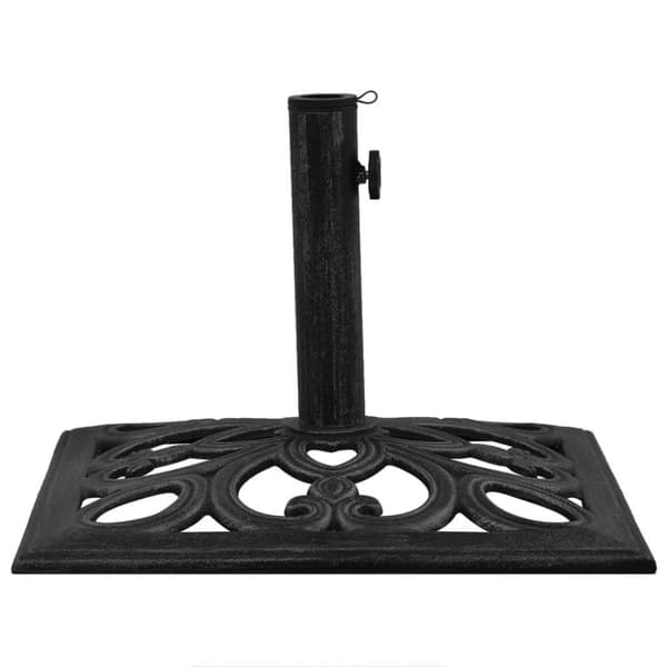 vidaXL Parasollbase svart 47x47x33 cm støpejern