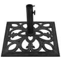 Miniatyrbilde 4 av 10: vidaXL Parasollbase svart 47x47x33 cm støpejern
