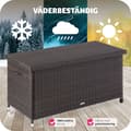 Miniatyrbild 7 av 11: Dynbox Kiruna med lock - brun