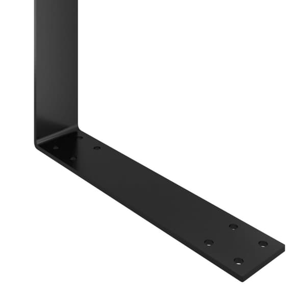 vidaXL Kuormalavasohvan selkänoja musta 110 cm rauta - Ulkokalustetarvikkeet