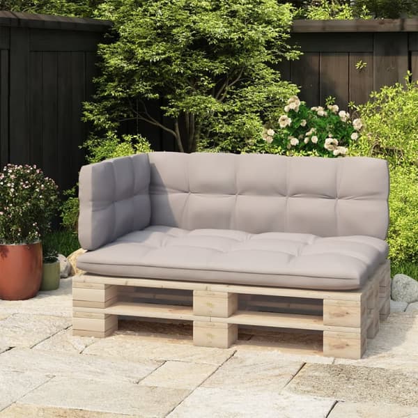 Ryglæn til pallesofa 110 cm jern sort - Ryglæn Til Pallesofa - Ryglæn Til Pallesofaer - Home & Living