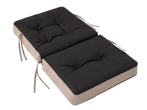 Bankdyna för trädgårdsmöbler, sittdyna inomhus/utomhus - Beige - 50 cm (1 stycke)