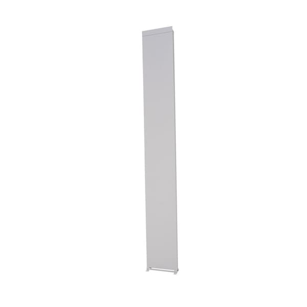 Välipaneeli lamelliseinään MIRADOR-111 puutarhakatokseen, alumiinia 31xK232cm, valkoinen