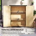 Miniatyrbillede 6 af 9: Havehus, 140x74x173 cm, Naturligt Træ