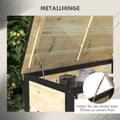 Miniatyrbillede 6 af 9: Havekasse, 100x50x43 cm, Natur