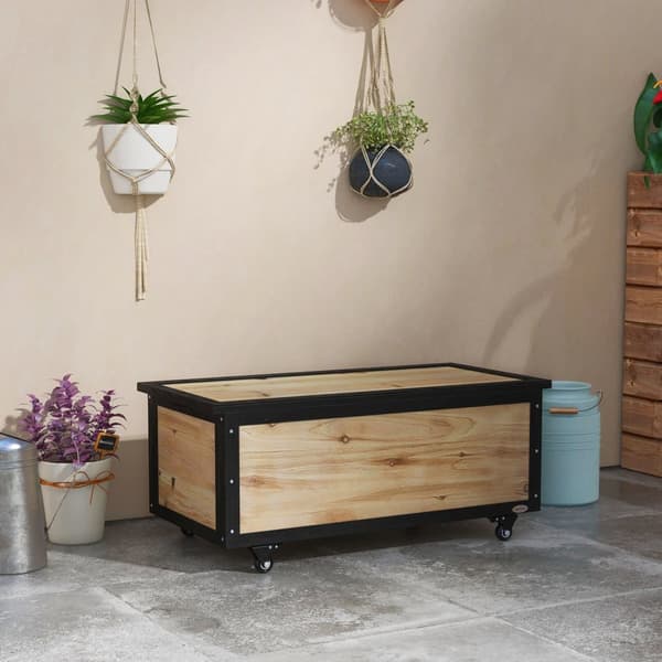 Havekasse, 100x50x43 cm, Natur