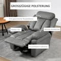 Miniatyrbillede 6 af 9: Elektrisk Recliner, 93x96x105 cm, Lys Grå