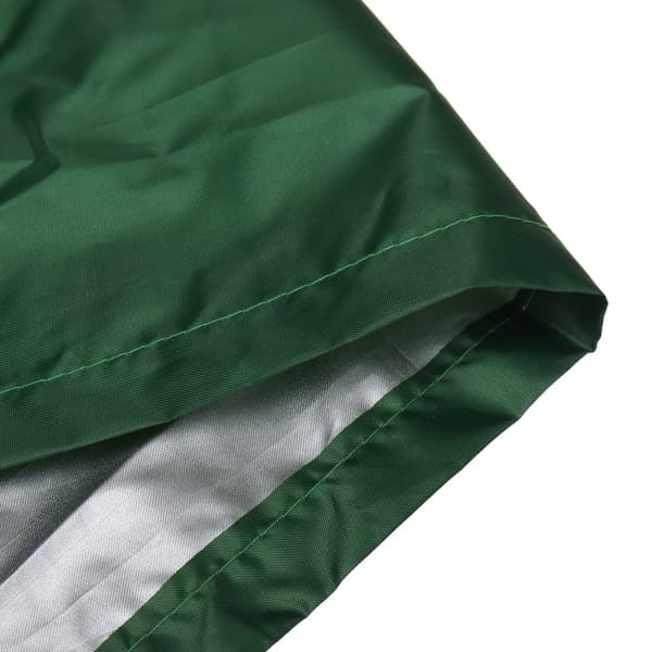 PROFESSIONAL IBC Tank Cover 1000L - Grønt vandtæt beskyttelsesdæksel med UV-beskyttelse (210D sølvbelagt Oxford-stof)