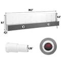 Miniatyrbillede 2 af 2: Pool Springvand Vandfald, LED Lys, 17 Farvetilstande, Nem Installation,AW900 17 Lygter