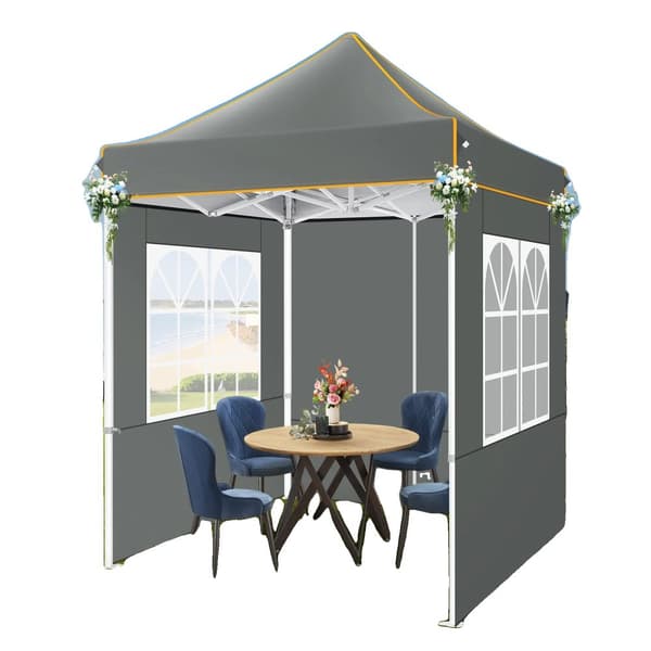 Gazebo, UPF 50+, Vesitiivis, Nopea ja Helppo Kokoaminen,Harmaa
