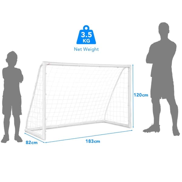 Transportabel fodboldmål, 1,8x1,2m