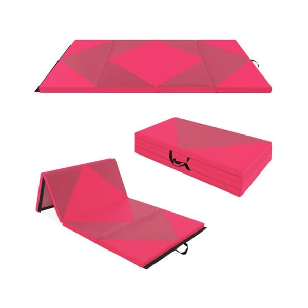 Gymnastikmatta, 240x117x5 cm, Rosa