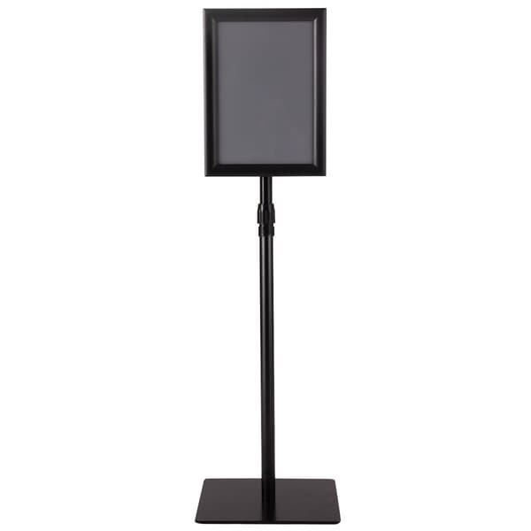Informationsstander, 33x24 cm, Sølv/Sort