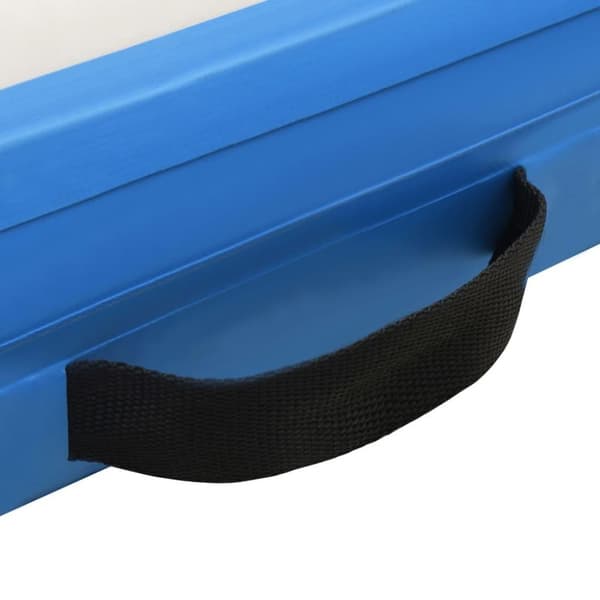 vidaXL Oppblåsbar badeplattform blå og hvit 300x200x15 cm