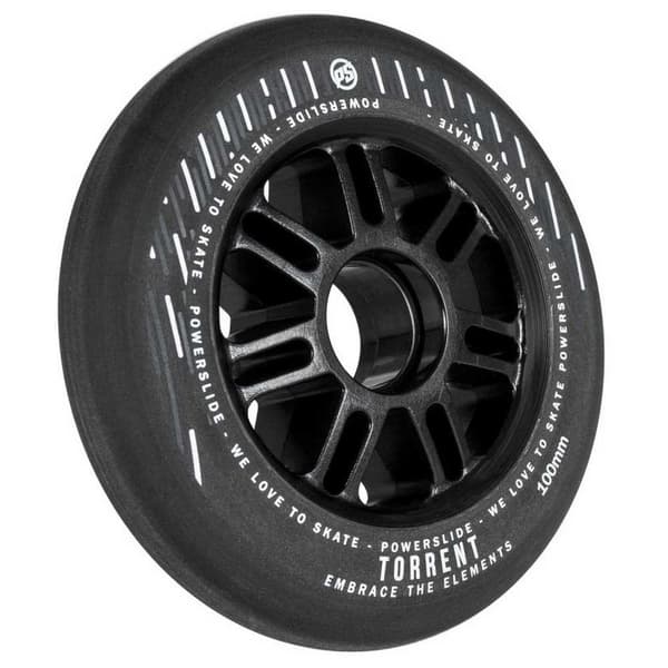 Powerslide Torrent Rain 4 Units Musta 90 mm