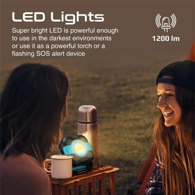 PROMATE CampMate-3 Camping lamp with built-in battery 9000mAh / 1200lm