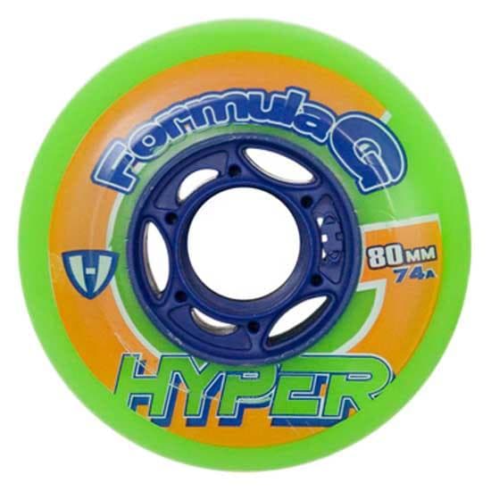 Hyper Wheels Hockey Indoor Formula G Era 4 Units Vihreä 68 mm / 74A