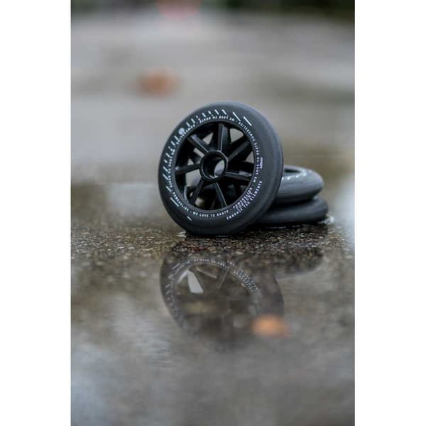 Powerslide Torrent Rain 6 Units Musta 125 mm / 84A