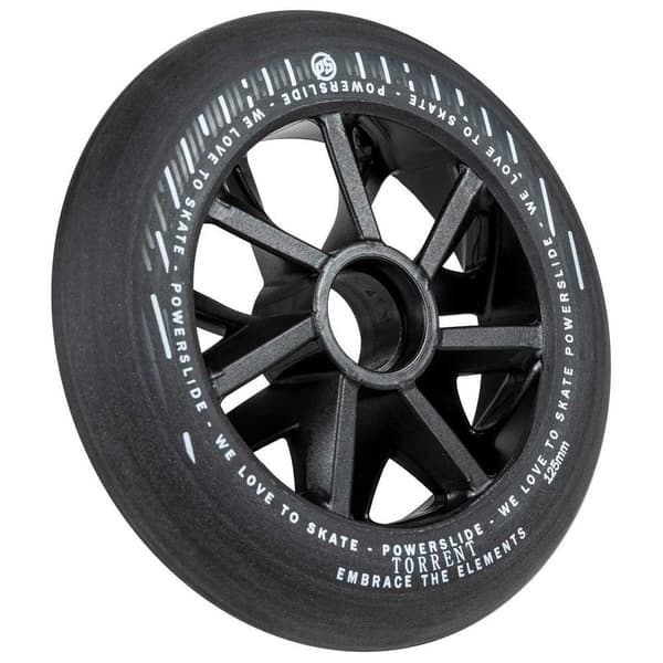 Powerslide Torrent Rain 6 Units Musta 125 mm / 84A