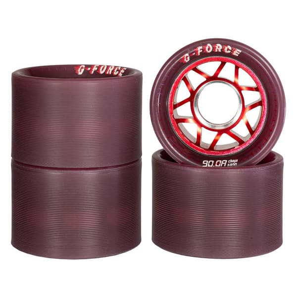 Chaya G-force Alloy 90a 4 Enheter Hjul Röd 59 x 38 mm