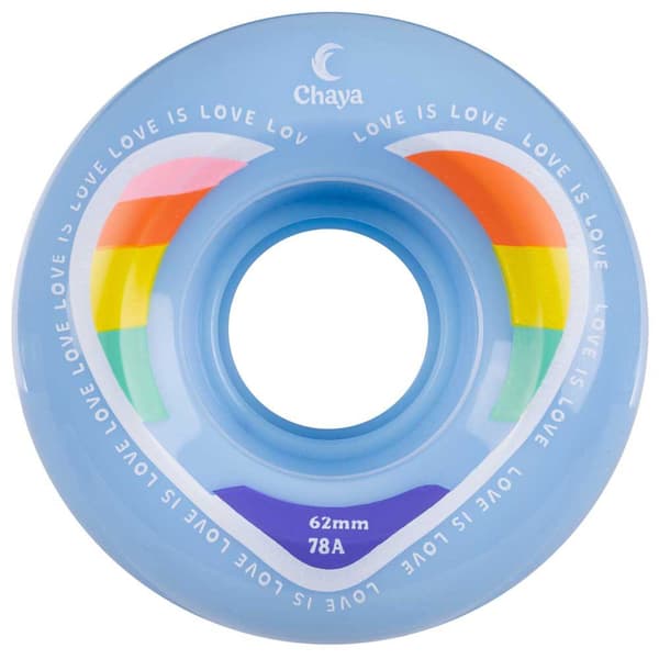 Chaya Luistimet Pyörät Love Is Love 78a Kirkas 62 x 38 mm