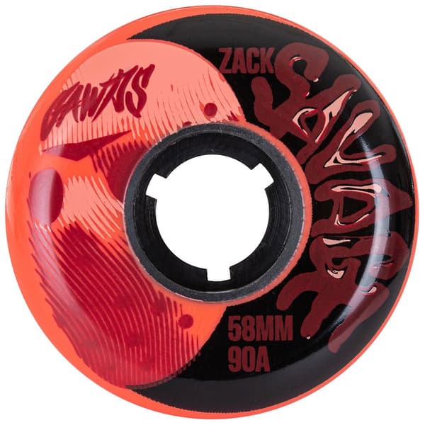 Gawds Skøjter Hjul Zack Savage Ii 90a Transparent 58 mm