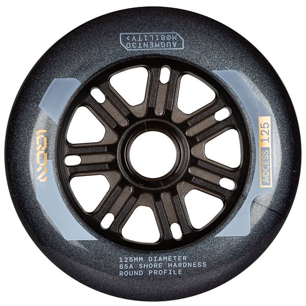 Iqon Skridskor Hjul Access 125 85a 3 Enheter Silver 125 mm