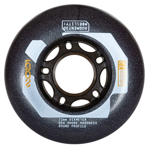 Iqon Skøjter Hjul Access 72 85a 4 Enheder Gylden 72 mm