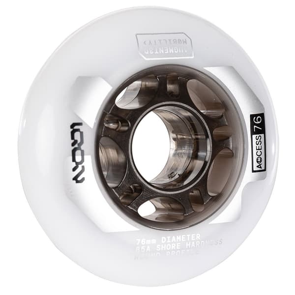 Iqon Skridskor Hjul Access 76 85a 4 Enheter Silver 76 mm