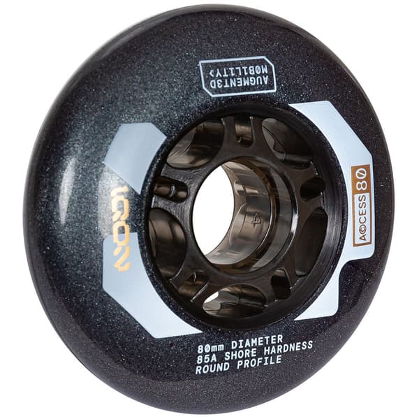 Iqon Skridskor Hjul Access 80 85a 4 Enheter Guld 80 mm